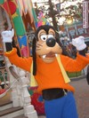 En kijk, daar staat Goofy!