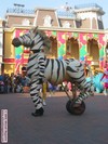 Ook het kostuum van de zebra was verbluffend.