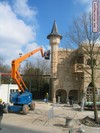 Wat het "inkleuren" kan doen is bij de toren goed te zien.