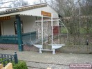 Een ijzeren frame om de zogenaamde "envelop" (de ruimte tussen de trein en andere objecten
tijdens de rit) te controleren.