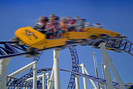 Net als een stevig aantal Intamin-banen heeft ook Kanonen een "b&uuml;ckel" element.