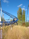 Het uitzicht van de baan: op Silver Star.