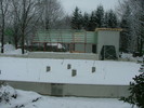 De ruwbouw van het station staat al fier overeind.