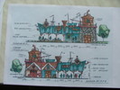 Het station van Splash Battle, ontworpen door de man die verantwoordelijk was
voor het ontwerp van het Efteling Theater.
