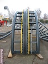 Het topje van de lift, met al enkele kabels en geleiders.